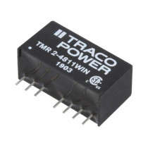 TMR 2-4811WIN; Converter: DC/DC; 2W; Uin: 18÷75V; Uout: 5VDC; Iout: 400mA; SIP8; TRACO POWER