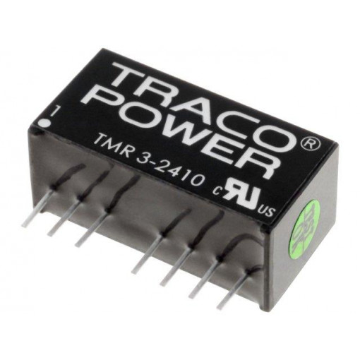 TMR 3-2410; Converter: DC/DC; 3W; Uin: 18÷36V; 3.3VDC; Iout: 700mA; SIP8; 4.8g; TRACO POWER