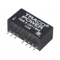TMR 3-2411WIE; Converter: DC/DC; 3W; Uin: 9÷36V; 5VDC; Iout: 600mA; SIP8; 4.8g; OUT: 1; TRACO POWER