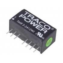 TMR 3-2412WI; Converter: DC/DC; 3W; Uin: 9÷36V; 12VDC; Iout: 250mA; SIP8; 4.8g; TRACO POWER