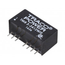 TMR 3-2412WIE; Converter: DC/DC; 3W; Uin: 9÷36V; 12VDC; Iout: 250mA; SIP8; 4.8g; TRACO POWER