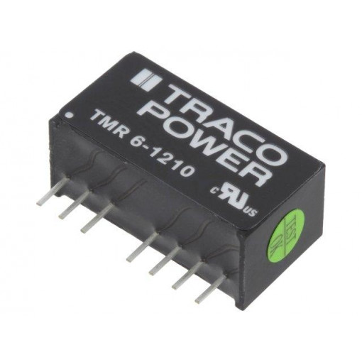 TMR 6-1210; Converter: DC/DC; 6W; Uin: 9÷18V; 3.3VDC; Iout: 1300mA; SIP8; 4.8g; TRACO POWER
