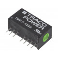 TMR 6-1222; Converter: DC/DC; 6W; Uin: 9÷18V; Uout: 12VDC; Uout2: -12VDC; SIP8; TRACO POWER