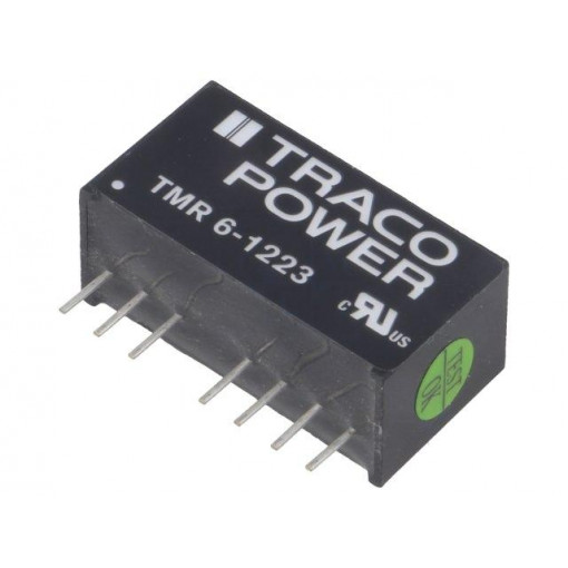 TMR 6-1223; Converter: DC/DC; 6W; Uin: 9÷18V; Uout: 15VDC; Uout2: -15VDC; SIP8; TRACO POWER