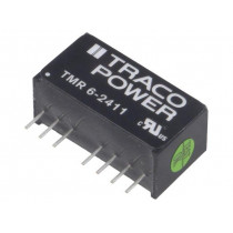 TMR 6-2411; Converter: DC/DC; 6W; Uin: 18÷36V; 5VDC; Iout: 1200mA; SIP8; 4.8g; TRACO POWER
