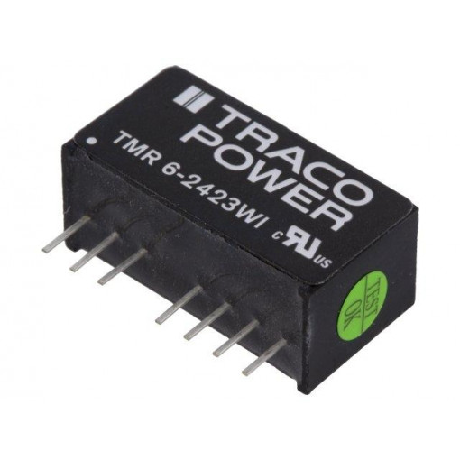 TMR 6-2423WI; Converter: DC/DC; 6W; Uin: 9÷36V; Uout: 15VDC; Uout2: -15VDC; SIP8; TRACO POWER