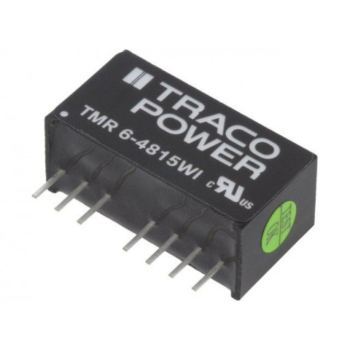 TMR 6-4815WI; Converter: DC/DC; 6W; Uin: 18÷75V; 24VDC; Iout: 250mA; SIP8; 4.8g; TRACO POWER