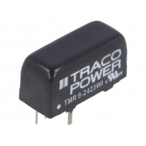 TMR 9-2423WI; Converter: DC/DC; 9W; Uin: 9÷36V; Uout: 15VDC; Uout2: -15VDC; SIP8; TRACO POWER