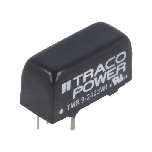 TMR 9-2423WI; Converter: DC/DC; 9W; Uin: 9÷36V; Uout: 15VDC; Uout2: -15VDC; SIP8; TRACO POWER
