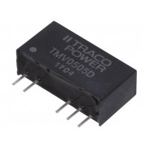 TMV 0505D; Converter: DC/DC; 1W; Uin: 4.5÷5.5V; Uout: 5VDC; Uout2: -5VDC; SIP7; TRACO POWER