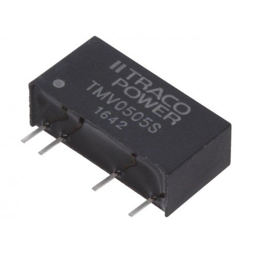 TMV 0505S; Converter: DC/DC; 1W; Uin: 4.5÷5.5V; Uout: 5VDC; Iout: 200mA; SIP7; TRACO POWER