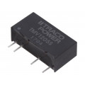 TMV 1205S; Converter: DC/DC; 1W; Uin: 10.8÷13.2V; Uout: 5VDC; Iout: 200mA; SIP7; TRACO POWER