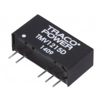 TMV 1215D; Converter: DC/DC; 1W; Uin: 10.8÷13.2V; Uout: 15VDC; Uout2: -15VDC; TRACO POWER