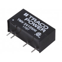 TMV 2412SHI; Converter: DC/DC; 1W; Uin: 21.6÷26.4V; Uout: 12VDC; Iout: 84mA; SIP7; TRACO POWER