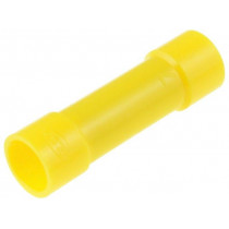 TMV B-5.5; Butt splice; insulated; copper; 2.63÷6.64mm2; tinned; crimped; NICHIFU