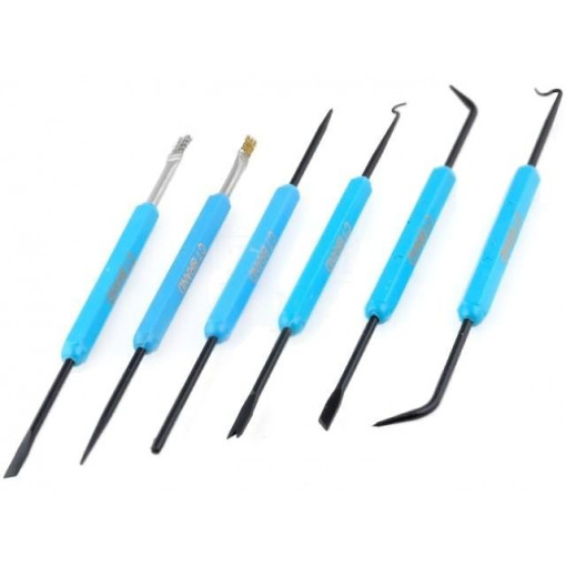 ; Kit: scrapers and brushes; Pcs: 6; 180mm; 