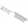 23120040; Cap for LED profiles; silver; ABS; Application: FLAT8; TOPMET 23120040; Cap for LED profiles; silver; ABS; Application: FLAT8; TOPMET