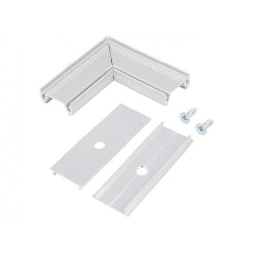 77410020; Connector 90°; natural; aluminium; Application: SURFACE10; TOPMET