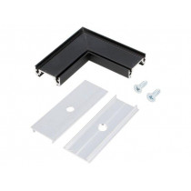 77410021; Connector 90°; black; aluminium; Application: SURFACE10; TOPMET