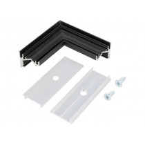 83110021; Connector 90°; black; aluminium; Application: CORNER10; TOPMET