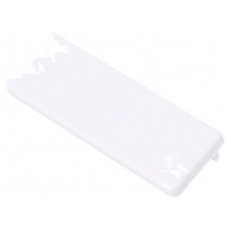 84040001; Cap for LED profiles; white; ABS; Application: WIDE24; TOPMET