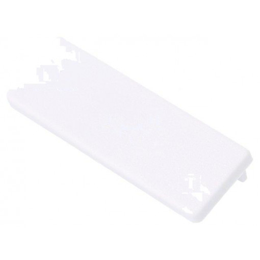 84040001; Cap for LED profiles; white; ABS; Application: WIDE24; TOPMET