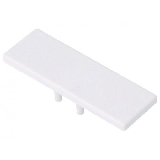 90100001; Cap for LED profiles; white; ABS; Application: BACK10; TOPMET