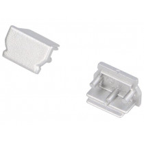 A1080040; Cap for LED profiles; silver; ABS; Application: UNI12; TOPMET
