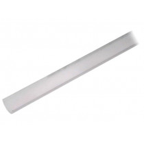 A1130038; Cover for LED profiles; white; 1m; V: D; push-in; TOPMET