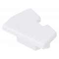 A9950001; Cap for LED profiles; white; ABS; Application: EDGE10; TOPMET