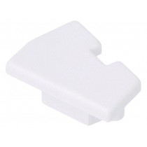 A9950001; Cap for LED profiles; white; ABS; Application: EDGE10; TOPMET