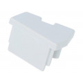 A9960022; Cap for LED profiles; grey; ABS; Application: EDGE10; TOPMET