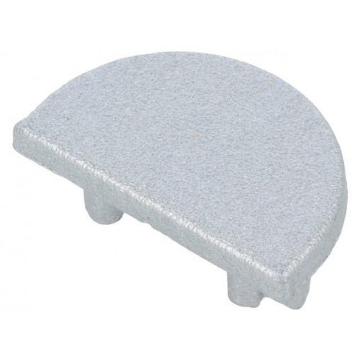 B2980040; Cap for LED profiles; silver; ABS; Application: ARC12; TOPMET