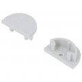 B2990022; Cap for LED profiles; grey; ABS; Application: ARC12; TOPMET