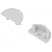 B2990022; Cap for LED profiles; grey; ABS; Application: ARC12; TOPMET