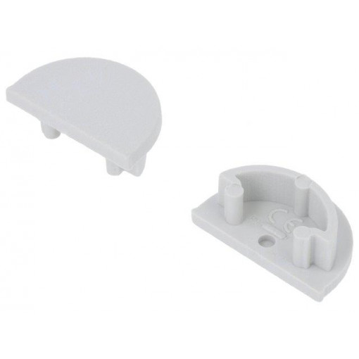 B2990022; Cap for LED profiles; grey; ABS; Application: ARC12; TOPMET