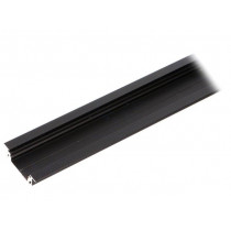 A3020021; Profiles for LED modules; recessed; black; L: 2m; aluminium; TOPMET
