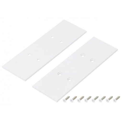 V4550001S; Cap for LED profiles; white; steel; Application: VARIO30; TOPMET