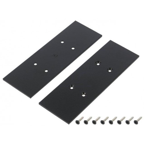 V4550002S; Cap for LED profiles; black; steel; Application: VARIO30; TOPMET