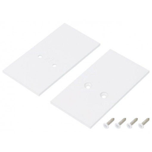 V4570001S; Cap for LED profiles; white; steel; Application: VARIO30; TOPMET