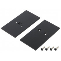 V4570002S; Cap for LED profiles; black; steel; Application: VARIO30; TOPMET
