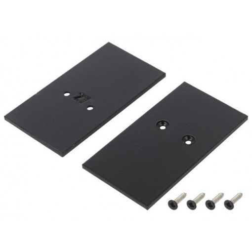 V4570002S; Cap for LED profiles; black; steel; Application: VARIO30; TOPMET