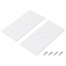 V4580001S; Cap for LED profiles; white; steel; Application: VARIO30; TOPMET