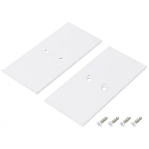 V4580001S; Cap for LED profiles; white; steel; Application: VARIO30; TOPMET