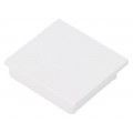 V4600001; Cap for LED profiles; white; ABS; Application: VARIO30-08; TOPMET