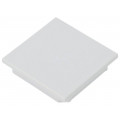 V4600022; Cap for LED profiles; grey; ABS; Application: VARIO30-08; TOPMET