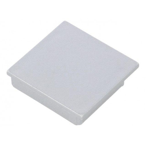V4600040; Cap for LED profiles; silver; ABS; Application: VARIO30-08; TOPMET