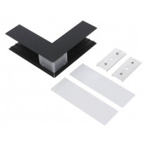 V4710021S; Connector 270°; black; aluminium; Application: VARIO30-02; TOPMET