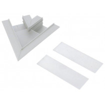 V4720020S; Connector 60°; silver; aluminium; Application: VARIO30-05; TOPMET