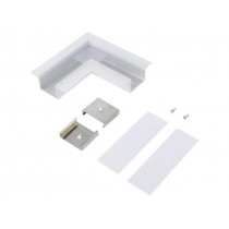 V4730001S; Connector 90°; white; aluminium; Application: VARIO30-05; TOPMET